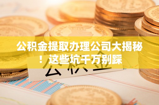 西陵公积金提取办理公司大揭秘！这些坑千万别踩
